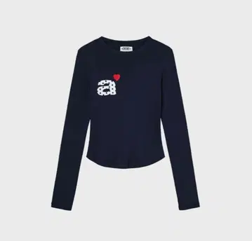 aeae dot small letter 네이비 긴팔 정품