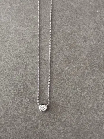 새상품급 싱글 볼 다이아몬드 목걸이