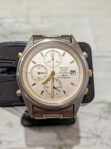 [ 작동품 ] SEIKO SPIRIT TITANIUM 크로노그래프