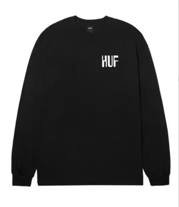 HUF 블랙 긴팔 티셔츠