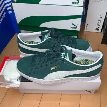 배송비 포함 PUMA SUEDE VTG 그린/화이트