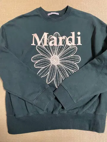 Mardi 꽃무늬 프린트 맨투맨