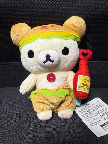리락쿠마 수집 봉제 인형 코리락쿠마 햄버거