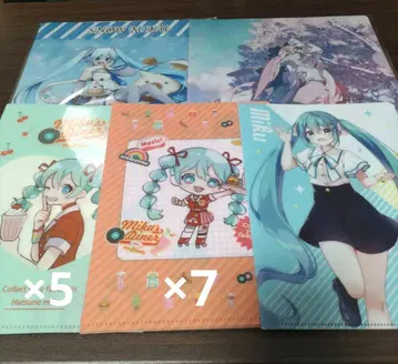 하츠네 미쿠 클리어 파일 묶음 판매