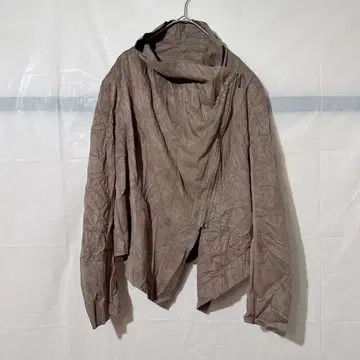 새상품급 VIGOSS 브라운 자켓 [ M ] 가죽 소재 포켓 부착