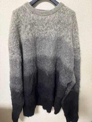 YOKE GRADATION MOHAIR KNIT PULL OVER 모헤어