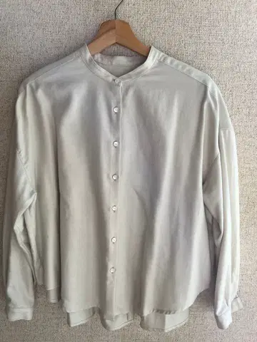 나카가와 마사시치 상점 넬 개더 블라우스 미사용 새상품