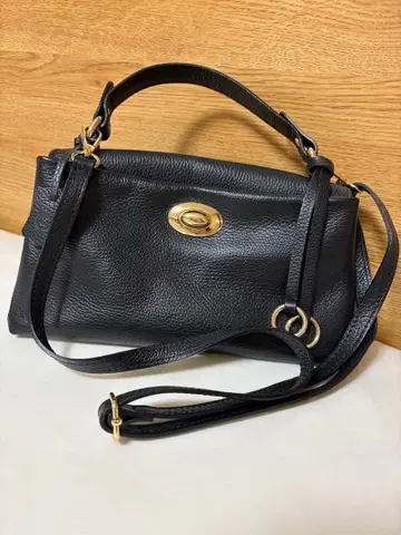 [ 미사용 ] ASHELEN 아쉬엘렌 하프 미니 2WAY 백 블랙