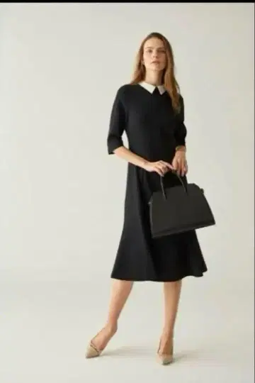 미사용 셀포드 네이비 머메이드 원피스