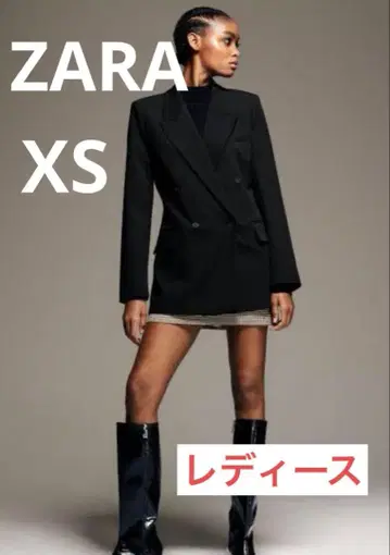 자라 테일러드 자켓 블랙 XS