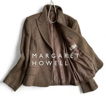 새상품급 마가렛호웰 울 100% 고품질 헤링본 트위드 자켓