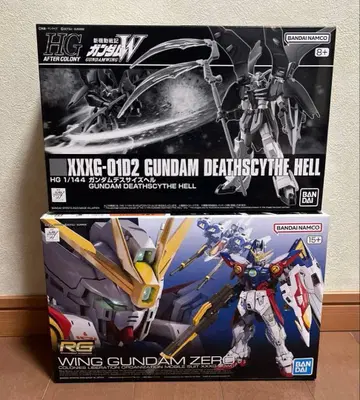 HG 데스사이즈 헬 RG 윙건담 제로 2종 세트