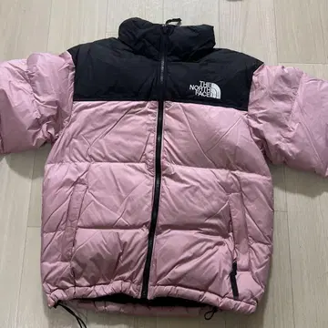 THE NORTH FACE 다운 자켓 핑크/블랙