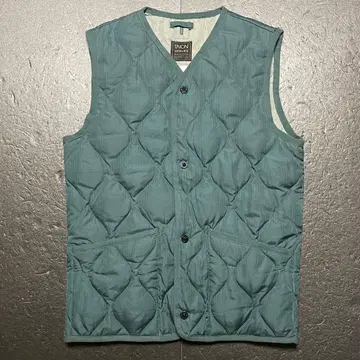 TAION 밀리터리 V넥 다운 베스트 S