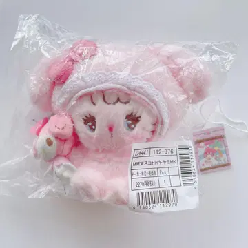 산리오 mikko 마이멜로디 마스코트 홀더 봉제 인형 키링