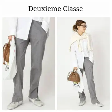 Deuxieme Classe 슬릿 테이퍼드 팬츠(REDA) 36