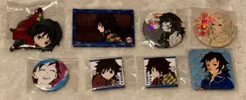 귀멸의 칼날 토미오카 기유 캔뱃지 묶음 판매 쮸쮸바 러버 키링