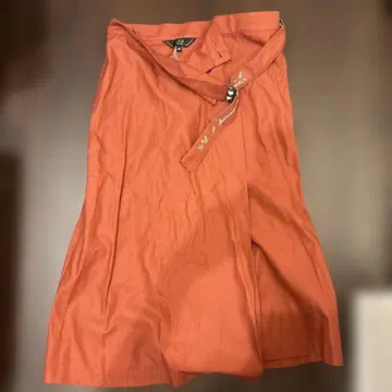 미사용 새상품! tobe.by agnis b 오렌지 롱 스커트