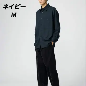 25aw UNIQLO U 트윌 워크 오버 사이즈 셔츠