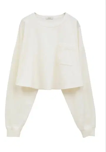 CLANE PIGMENT SHORT TOPS 화이트