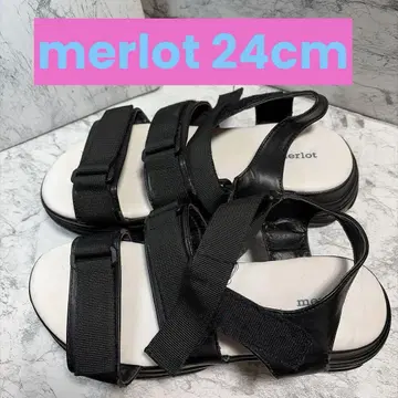 새상품급 merlot 스포츠 샌들 블랙