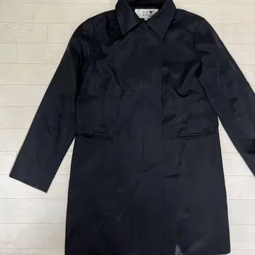 23구 테일러드 자켓 코트 심플한 멋 무지 카라 부착 풀 집업