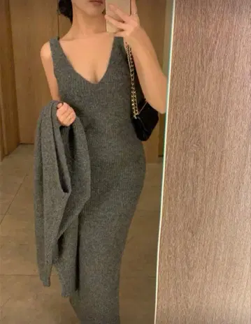 니트 원피스 & 가디건