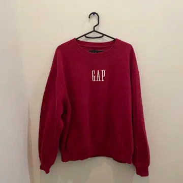 GAP 로고 맨투맨 속기모