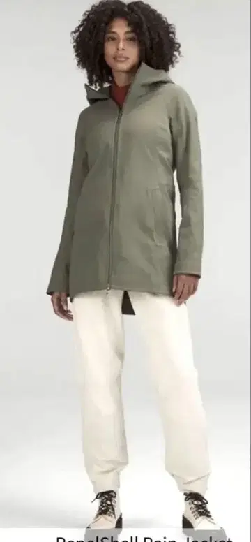 룰루레몬 RepelShell 레인 재킷 size:6