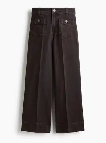 H&M 와이드 하이 앵클 데님