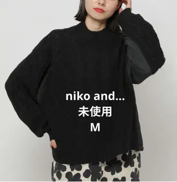 미사용 니코앤드 [ niko and - ] 퀼트 도킹 풀오버 ( M )