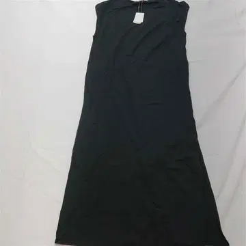 파피요네 슬리브리스 원피스 블랙 계열 일본제 면마 혼방 L사이즈