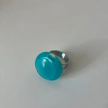 PYLONES 피로네 유리 반지 터콰이즈 블루