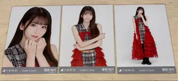 노기자카46 브로마이드 스가와라 사츠키 Under's Love 3종 컴프