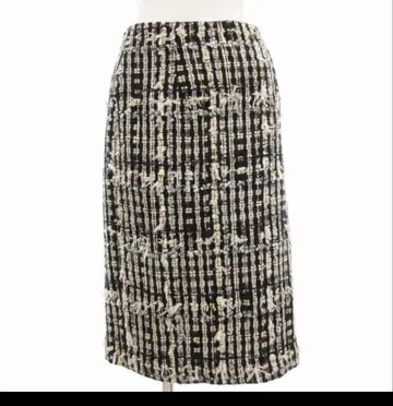 룰루 윌비 트위드 스커트