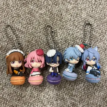 개당 500엔 컬러풀 피치 마카롱 가챠가챠