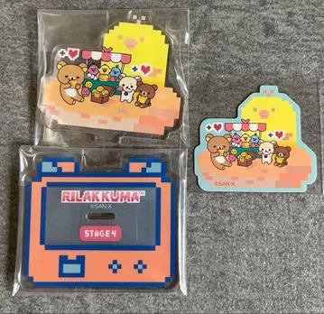 게이밍 리락쿠마 아크릴 스탠드 스티커 코리락쿠마 키이로이토리