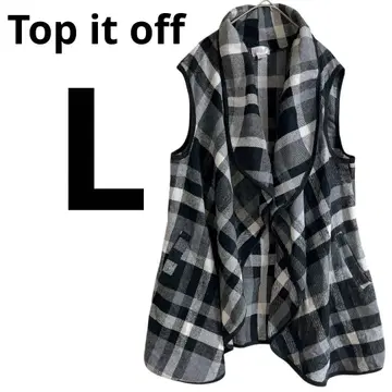새상품급 Top it off [ L ] 슬리브리스 베스트 가을/겨울