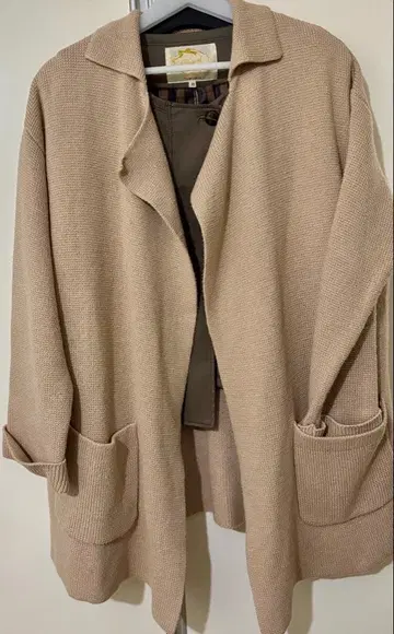 Rosso 니트 롱 코트 free size