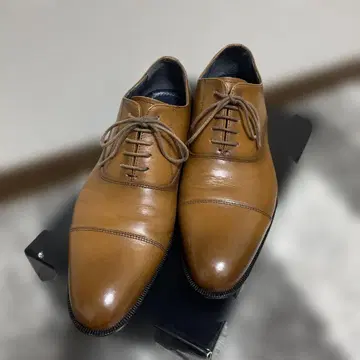 madras 브라운 가죽 드레스 신발