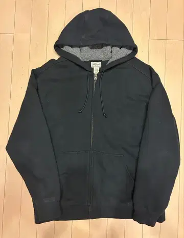 L.L.Bean 보아 안감 지퍼 후드티 헤비웨이트 L