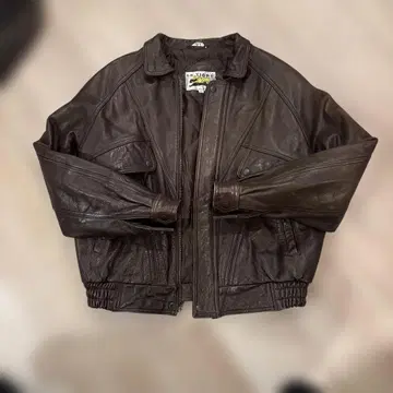 LE TIGRE 가죽 숏 자켓 40