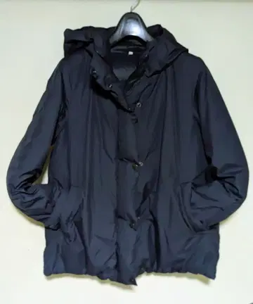 [무인양품] 다운 자켓 후드 부착 네이비 여성용 여성 L