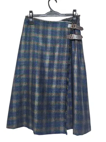 NEWYORKER 체크 랩스커트