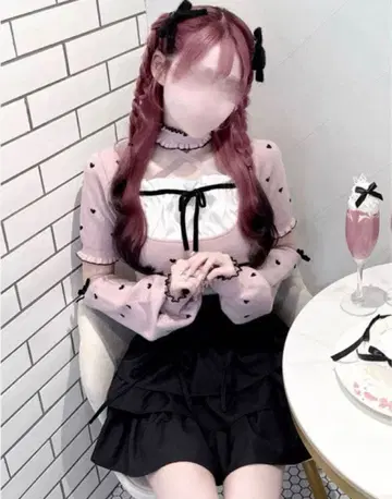 허니뮤우 HONEY MEW Luv 양산 프렌치 걸리시