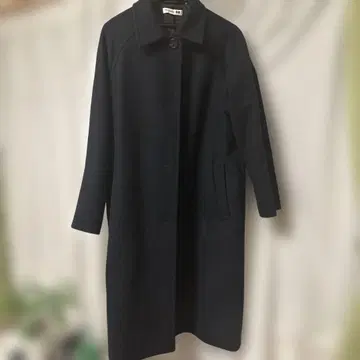 JW ANDERSON 네이비 체스터 코트