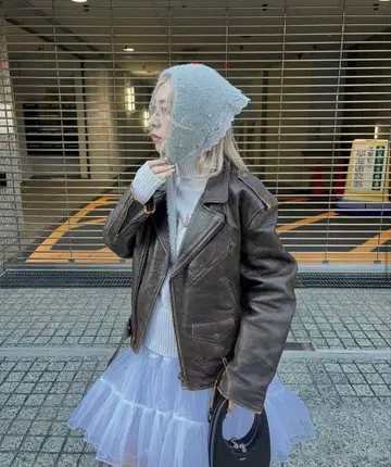 빈티지 litmus 가죽 자켓