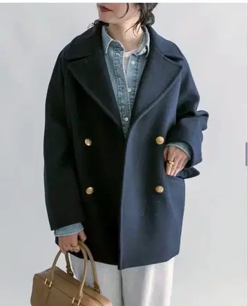 RIVE DROITE 피코트 래글런 P코트