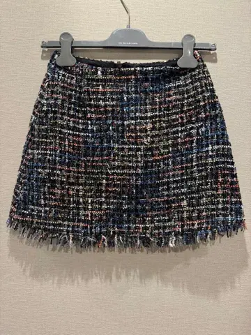 TED BAKER 미니 기장 트위드 스커트