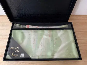 미사용 새상품 하나야와라비 오비 장식 천 허리띠 2세트 옐로우 그린 계열